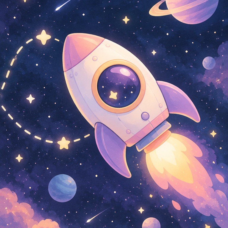 Astronaut + Rocket: Rocket