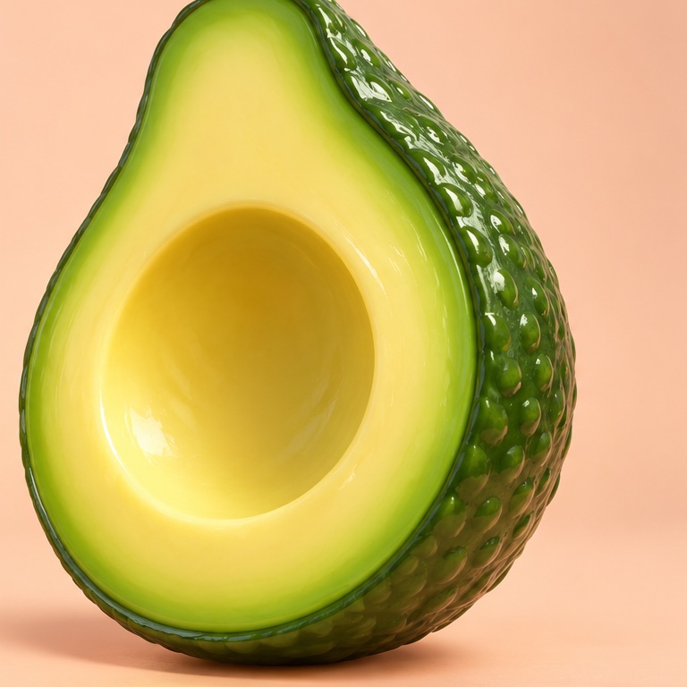 Avocado Halves: Other half