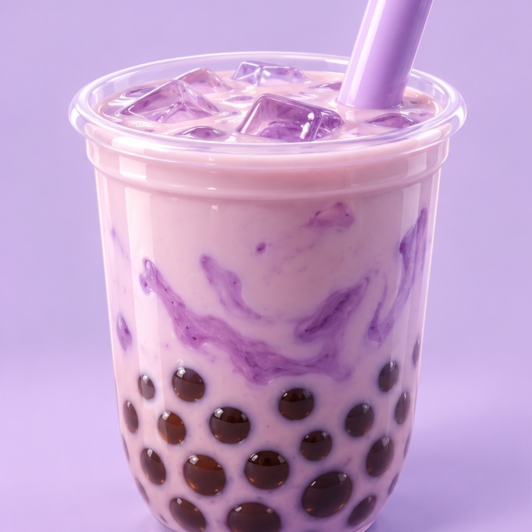 Milk Tea + Boba: Milk tea