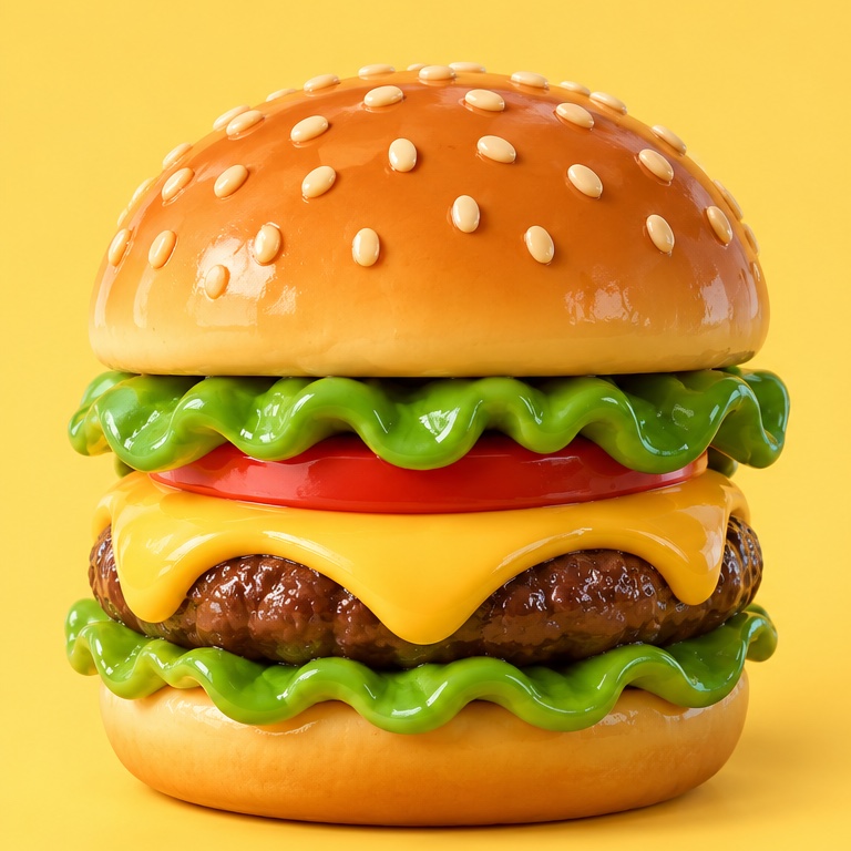 Burger + Fries: Burger