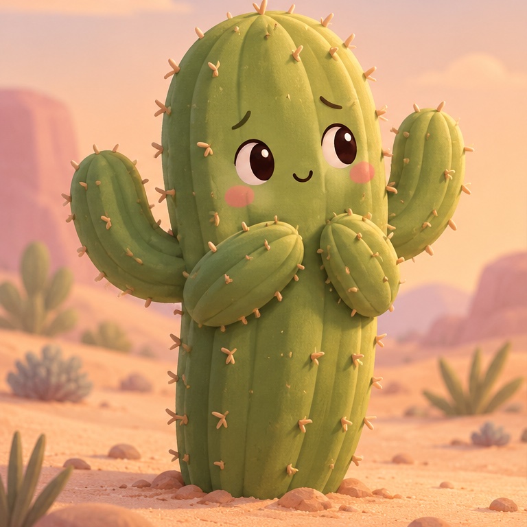 Cactus + Balloon: Cactus