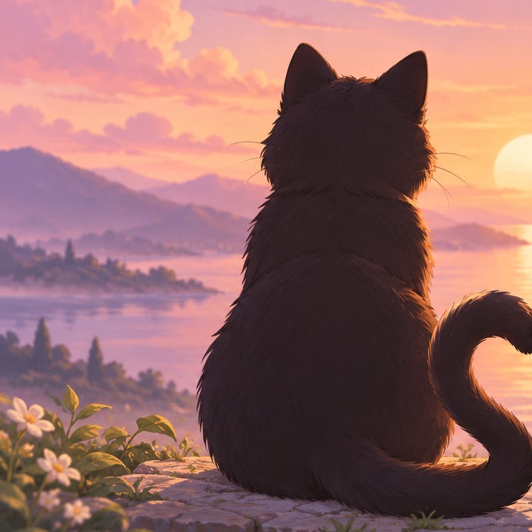 Cat Tails: Black cat