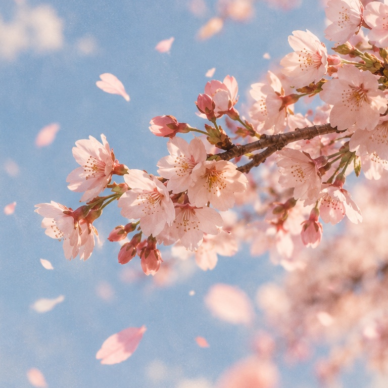 Cherry Blossoms: Right branch