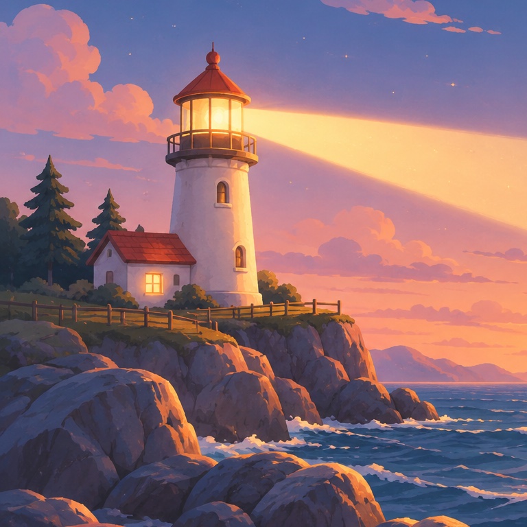 Lighthouse + Boat: Lighthouse