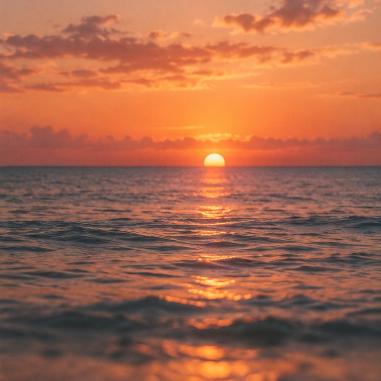 Ocean + Sunset: Sun