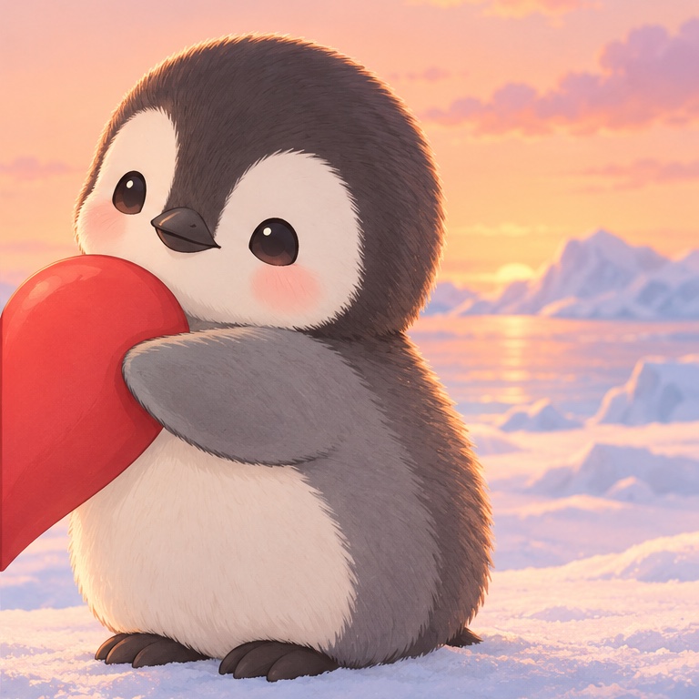 Penguin Heart: Penguin right