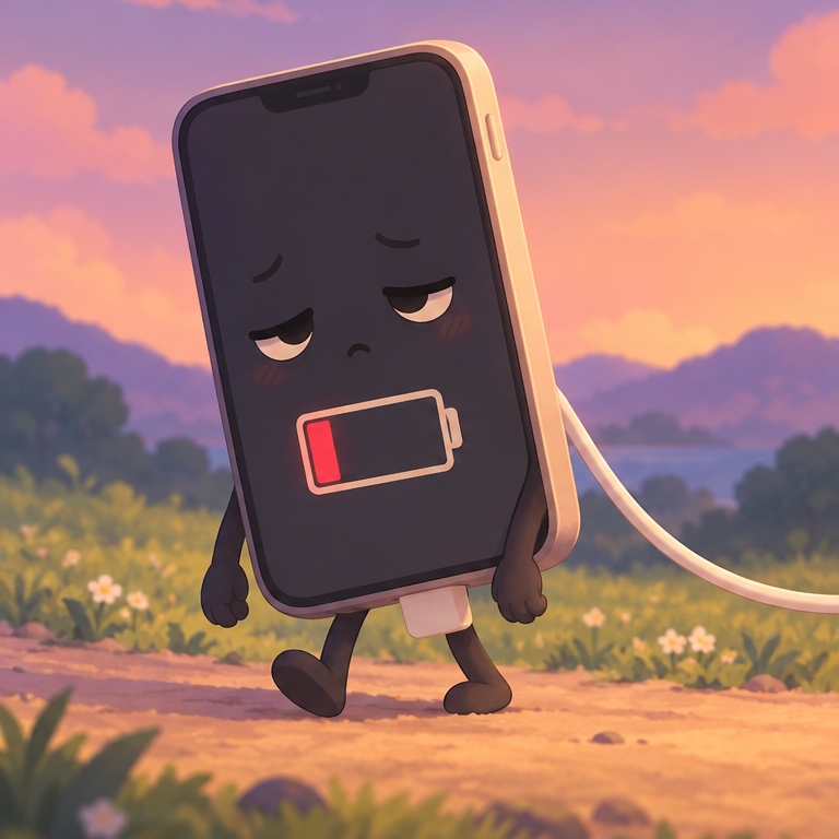 Phone + Charger: Phone