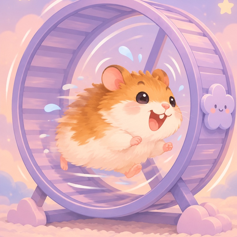 The Tired One + The Chaotic One: Hamster