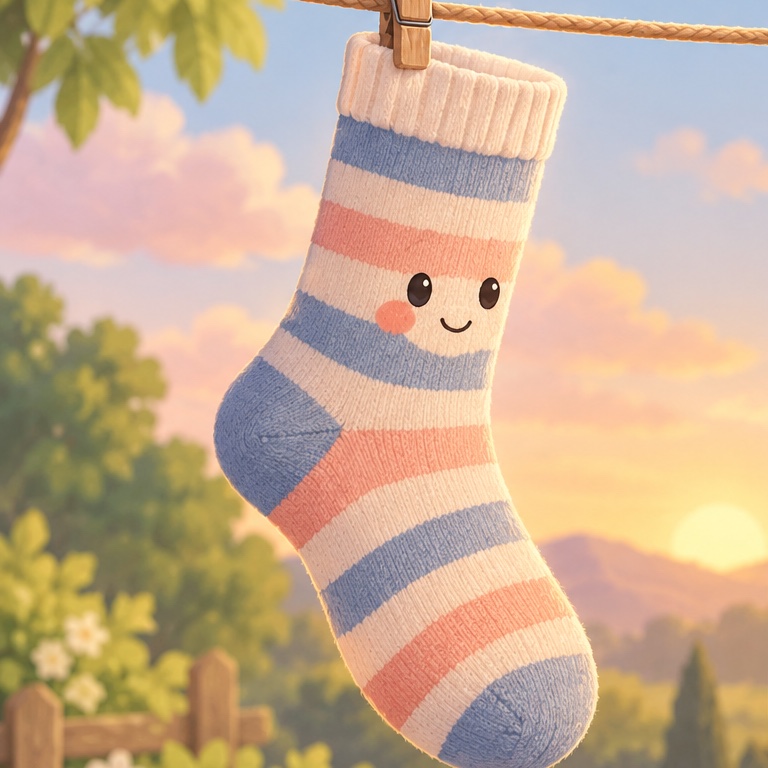 Left Sock + Right Sock: Left sock